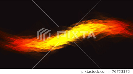 Flame Digital Sound Wave on Brown Background,Technology Wave concept,design for music studio and science,Vector Illustration. 76753373