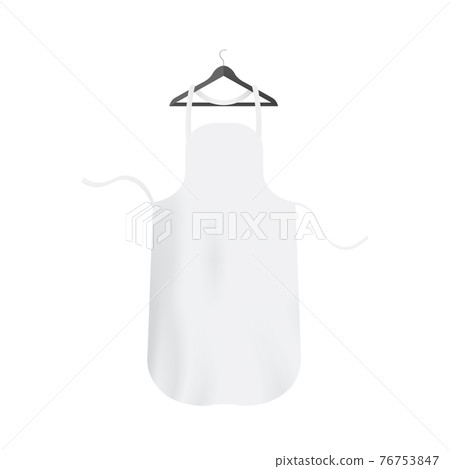 Mockup of chef cook apron on hangers, realistic vector illustration isolated. Mockup of chef cook apron on hangers, realistic vector illustration isolated. 76753847