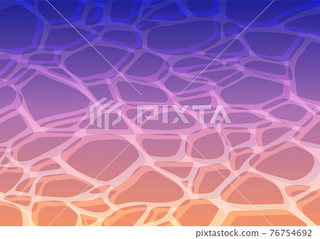 Illustration of the water surface at dusk Illustration of the water surface at dusk 76754692