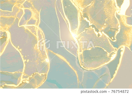 Green, grey, and gold stone background with texture of marble Green, grey, and gold stone background with texture of marble 76754872