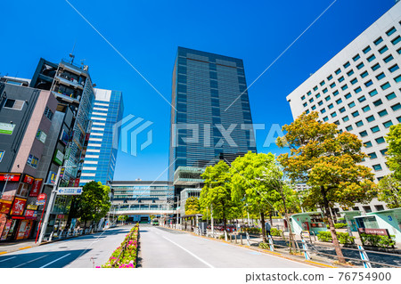 東京都品川站港南口周圍的風景 東京都品川站港南口周圍的風景 76754900