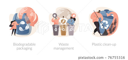 Water pollution vector concept metaphors. 76755316