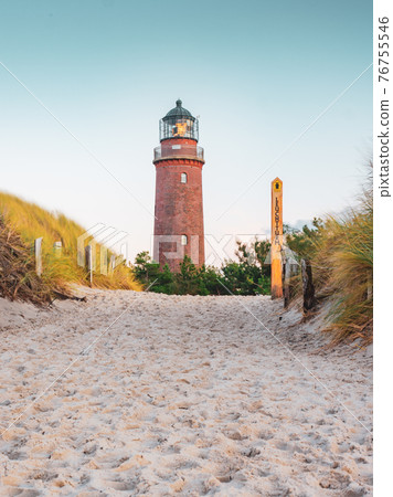Lighthouse at the Darsser Ort with Natureum near Prerow Fischland-Darss-Zingst 76755546