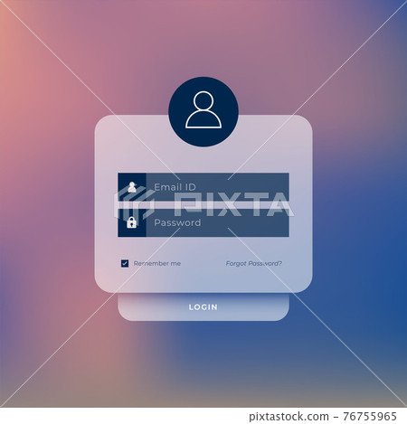 website user login page template design 76755965