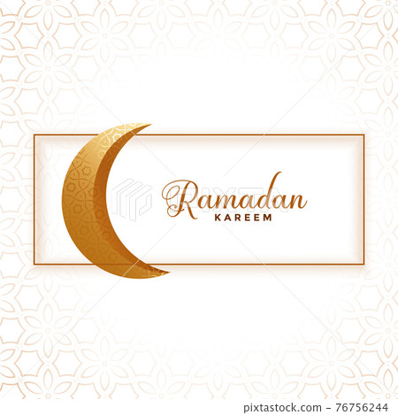 moon decoration banner for ramadan kareem festival 76756244