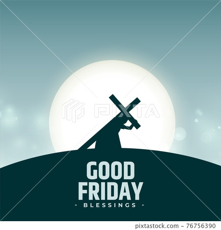 good friday blessings background with jesus carrying cross 76756390