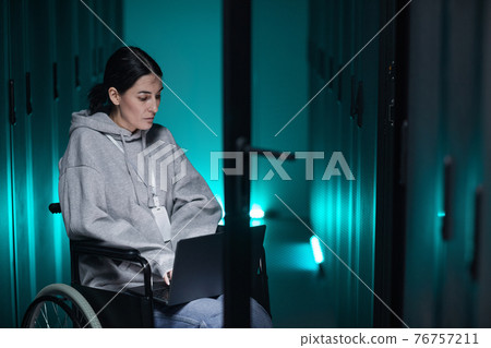 IT Engineer in Wheelchair IT Engineer in Wheelchair 76757211