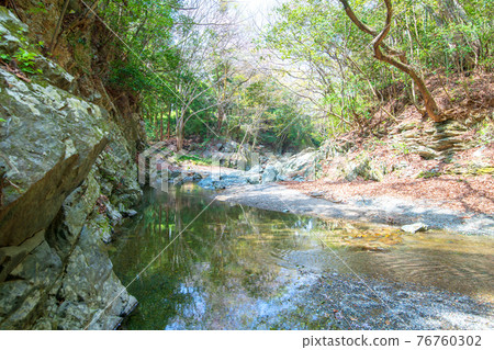 Sanba Valley in early spring 76760302