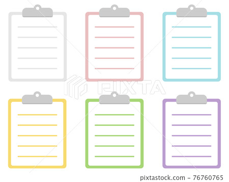 Clip and memo paper Clip and memo paper 76760765