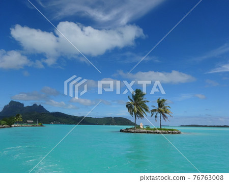 從波拉波拉機場出發的船頂欣賞美景 76763008