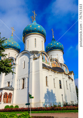 Assumption Cathedral of Trinity Lavra of St. Sergius in Sergiev Posad, Russia 76763383