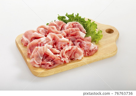 Cut-off meat of pork thigh Cut-off meat of pork thigh 76763736