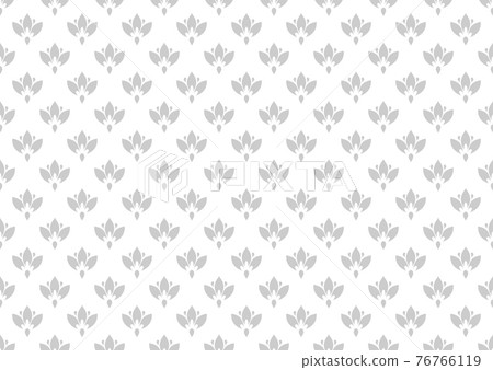 Flower geometric pattern. Seamless vector background. White and gray ornament. Flower geometric pattern. Seamless vector background. White and gray ornament. 76766119