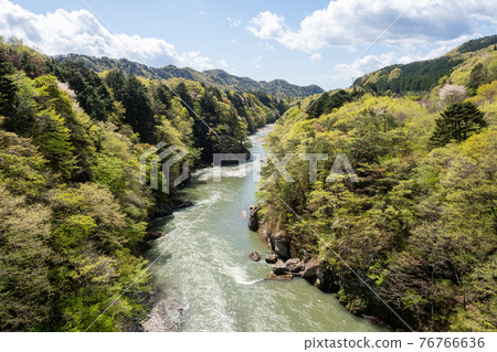 View from Kinutateiwaotsuri Bridge 1 76766636