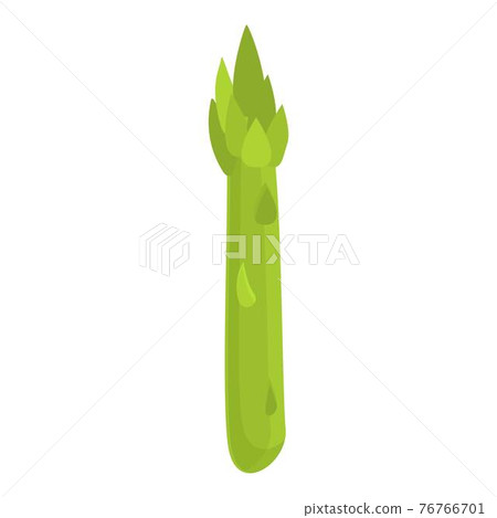 Farm asparagus icon, cartoon style Farm asparagus icon, cartoon style 76766701