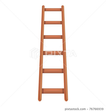 Inventory ladder icon, cartoon style 76766939