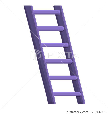 Ladder icon, cartoon style 76766969