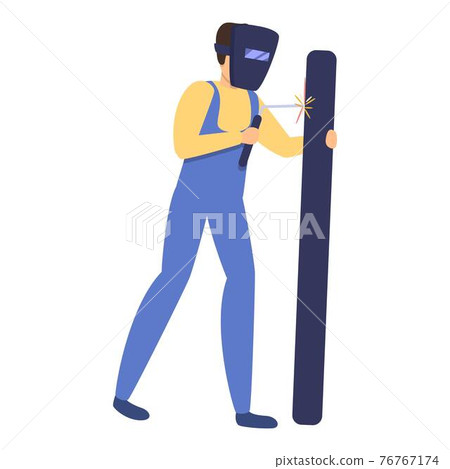 Builder welder icon, cartoon style Builder welder icon, cartoon style 76767174