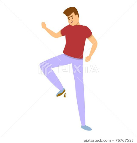 Careless person icon, cartoon style - Stock Illustration [76767555] - PIXTA