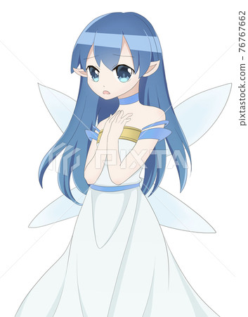 童話插畫藍色悲傷 76767662