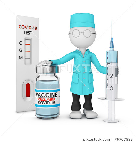 A doctor with vaccine 11 A doctor with vaccine 11 76767882