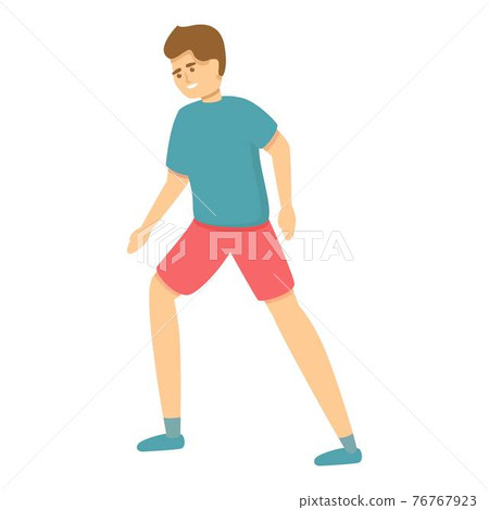 Boy ready for play soccer icon, cartoon style Boy ready for play soccer icon, cartoon style 76767923