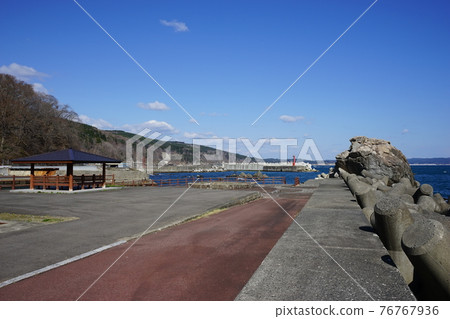 春天三陸海岸复代村松磯公園 春天三陸海岸复代村松磯公園 76767936
