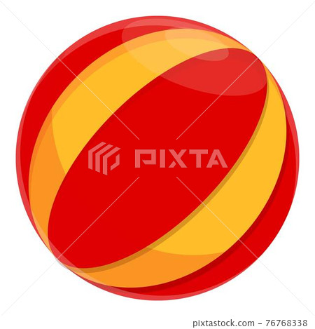 Pool ball icon, cartoon style 76768338