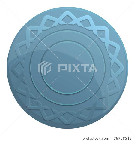 Iron manhole icon, cartoon style 76768515