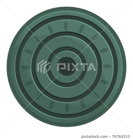 Canalization manhole icon, cartoon style Canalization manhole icon, cartoon style 76768533