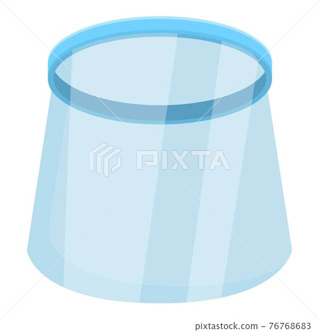 Epidemic face shield icon, cartoon style Epidemic face shield icon, cartoon style 76768683