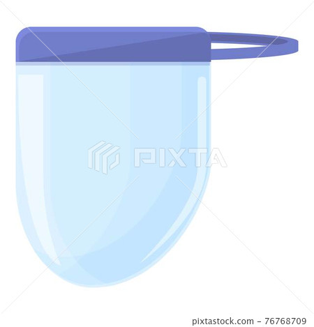 Coronavirus face shield icon, cartoon style Coronavirus face shield icon, cartoon style 76768709