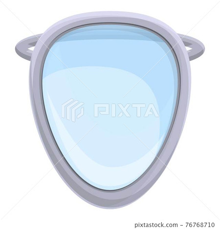 Kit face shield icon, cartoon style 76768710