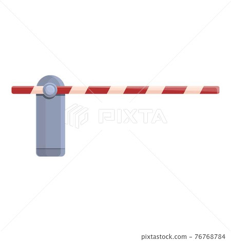 Barrier icon, cartoon style 76768784