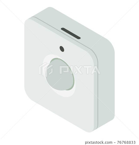 Motion sensor icon, isometric style Motion sensor icon, isometric style 76768833