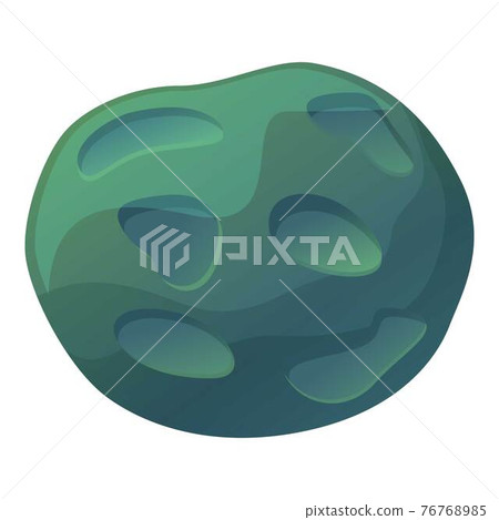 Asteroid meteor icon, cartoon style Asteroid meteor icon, cartoon style 76768985