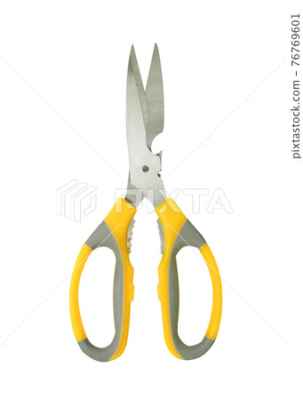 Scissors isolated on white background with clipping path. 76769601