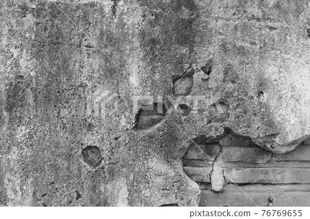 cracked concrete vintage wall background,old wall 76769655