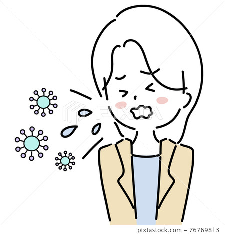 flu, female, lady - Stock Illustration [76769813] - PIXTA