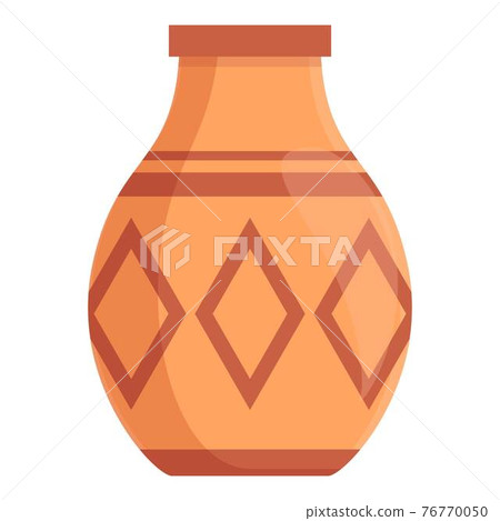 Amphora culture icon, cartoon style 76770050