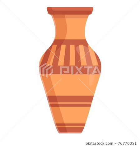 Amphora design icon, cartoon style 76770051