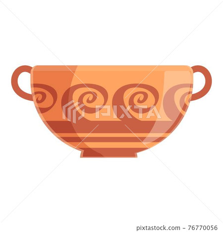 Amphora pitcher icon, cartoon style 76770056