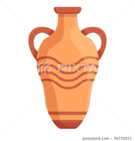 Amphora ancient icon, cartoon style Amphora ancient icon, cartoon style 76770071
