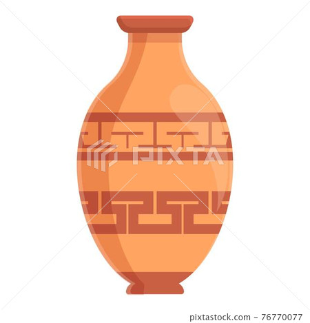 Amphora jug icon, cartoon style Amphora jug icon, cartoon style 76770077