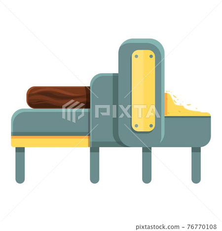 Paper production device icon, cartoon style Paper production device icon, cartoon style 76770108
