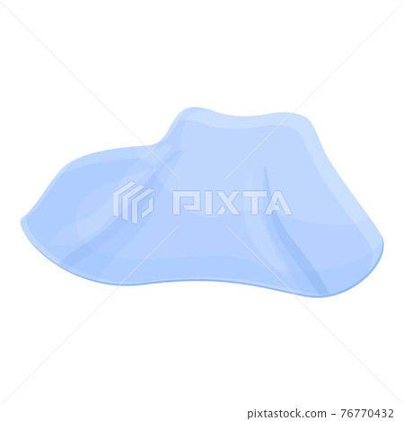 Napkin handkerchief icon, cartoon style 76770432