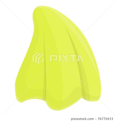 Green handkerchief icon, cartoon style Green handkerchief icon, cartoon style 76770433