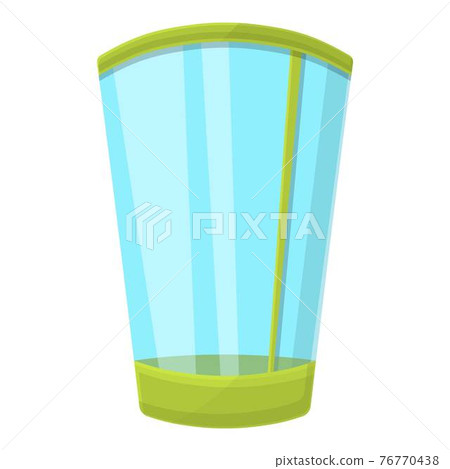 Sanitary shower stall icon, cartoon style 76770438