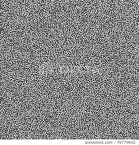 Cyclic Symmetric Multiscale Turing Pattern. Monochrome texture 76770692