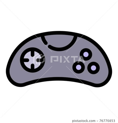 Desk joystick icon, outline style 76770853